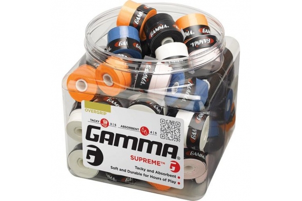Обмотка для теннисной ракетки Gamma Supreme (60 штук)